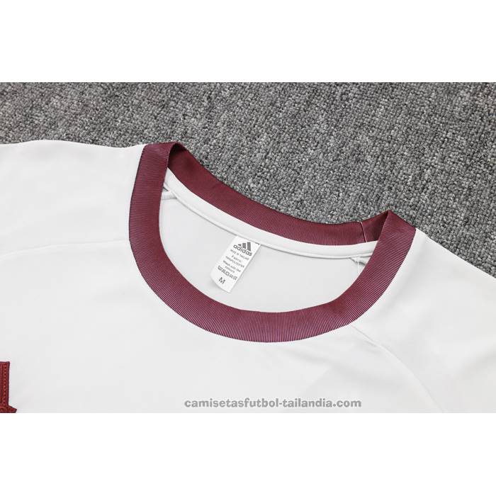 Chandal del Flamengo Manga Corta 24/25 Blanco - Pantalon Corto